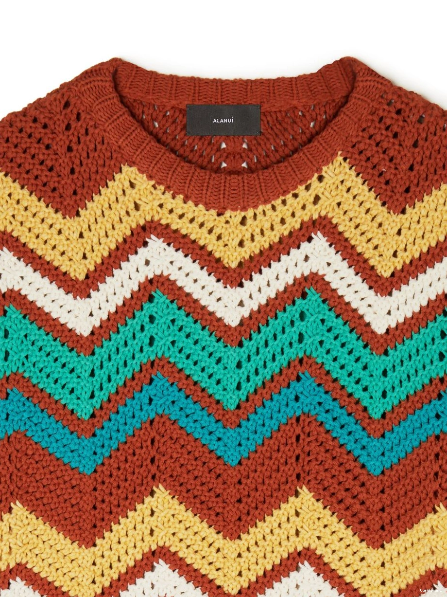 Cheap jumper Kaleidoscopic Alanui Women knit chevron 0710